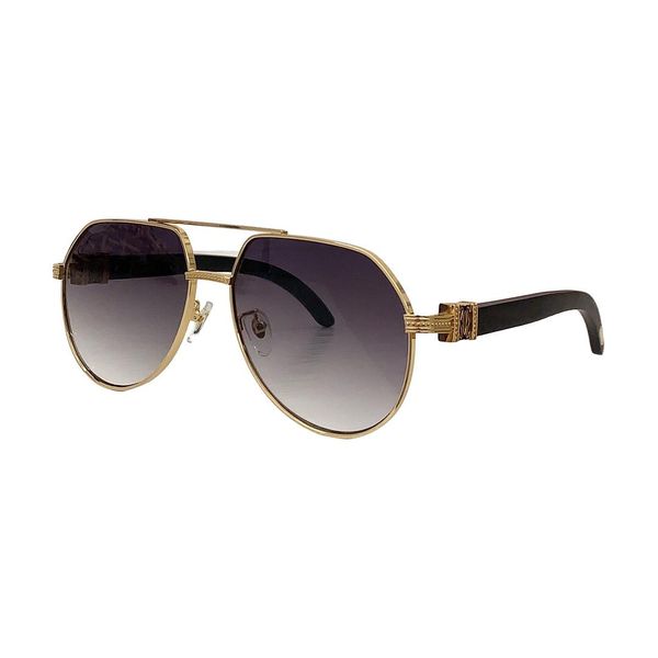 

Versatile Low profile luxury multifunctional full frame aviator sunglasses CT0427S metal frame smooth nylon lens gradient tone curved lenses