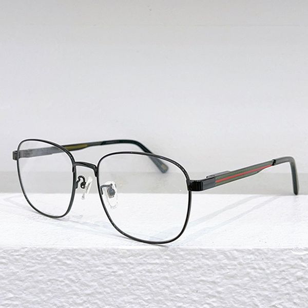 

Classic Designer Optics Glasses Commuter Meeting Gentle and Cute Women Oval Metal Frame Transparent Lenses Transparent Glasses 1225O Business Handsome Men