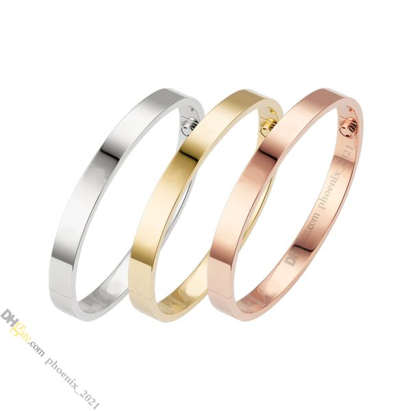 

Designer Bracelet Jewelry Designer for Women Classic Screw Bracelet Titanium Steel Bangle Gold-Plated Never Fading Non-Allergic,Gold/Silver/Rose Gold