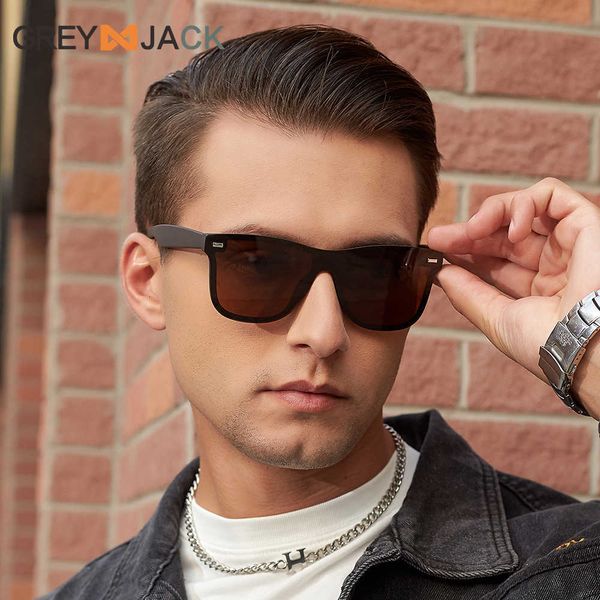 

New Polarized Mirror Integrated Sunglasses For Men's Fashion Sunglasses For RH0P