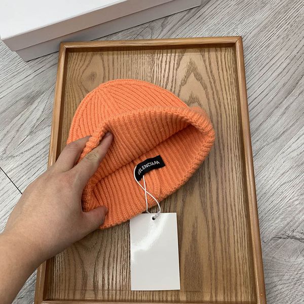 

Classic Solid Knitted Hat UNISEX Trend Autumn Winter Wool Gentleman Elegance Versatile Temperament Casu Bonnet Designer, No.5