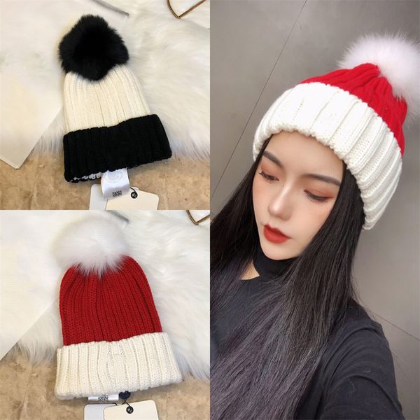 

Hats Woolen Winter Knitted Designer Warm Beanie Caps for Mens and Womens Fitted Hat Cashmere Casual Skull Bonnet Designer Beanie, Colour 18