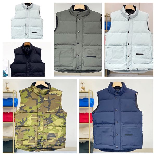 

designer down vest mens pocket jackets high quality parka puffer jacket women Luxury long sleeve zipper badges men downs casual vests
