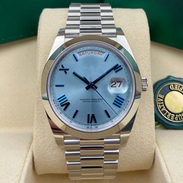 

Top Quality Watch BP Maker 40mm Rome Dial Day-Date 228235 President Asia 2813 Movement Mechanical Automatic Mens Men's Watches, 4#