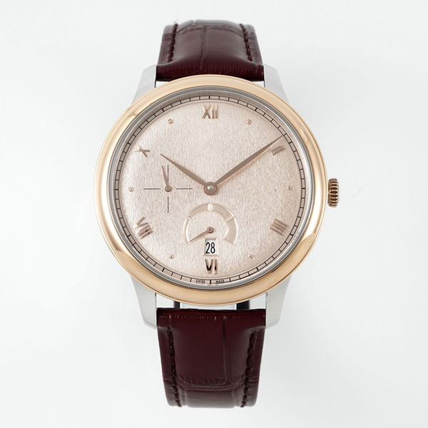 

Designer Dhgate Men's Watch 41MM de ville Automatic Mechanical Outdoor Watch White Dial Belt Bracelet Inlaid with Luminous Waterproof box Montre De Luxe Watch 007 lb