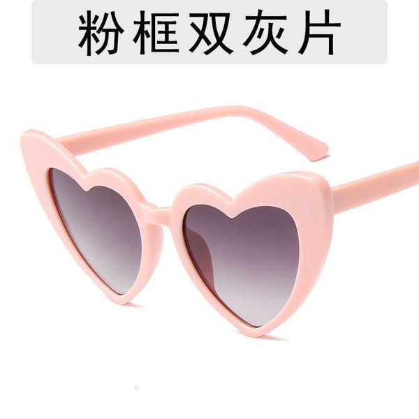 

2023 New Style Love Women's Sunglasses Women's Fashion Big Face Slim Sunglasses W3UE