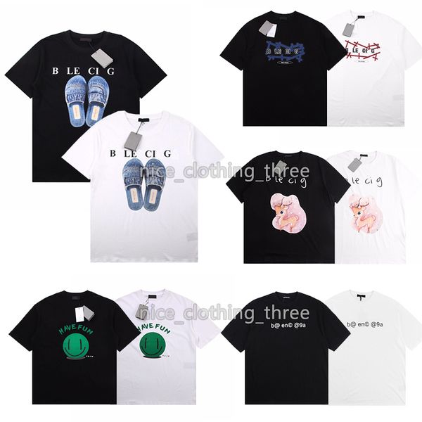 

Mens Designer T-Shirt Luxury Brand Ba T Shirts Mens Womens Short Sleeve Tees Summer Shirts Hip Hop Streetwear Tops Shorts Clothing Clothes-2-4, 3-2