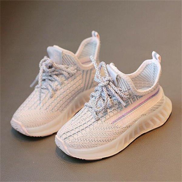 

outdoor Children Shoes Running Sport Shoes Kids Girls Boys Wear-resistant Athletic Shoe Toddler baby Casual Sneakers Lacing Anti-slip Footwear zapatos bebe, Gray