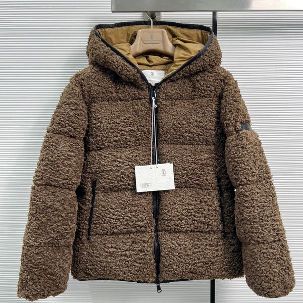 

Women's European Fashion Brand Teddy Down Jacket, Beige