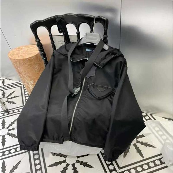

Jackets Women's Womens Designer Jacket Hooded Outerwear Fashion Solid Color Windbreaker Casual Ladies Coat Clothing Size S-L D0WG, Black1&short
