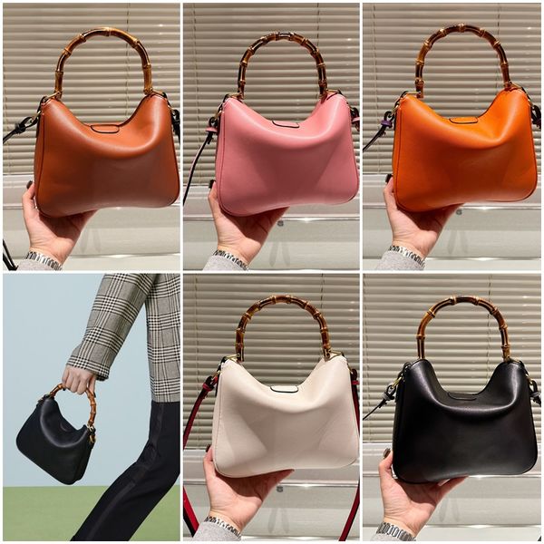 

Fashion Handbags 5 Colours Bamboo Tote Bag Women Classic Top Designer Crossbody Shopping Handbag Large Capacity Totes Travel Cross Body, Pink