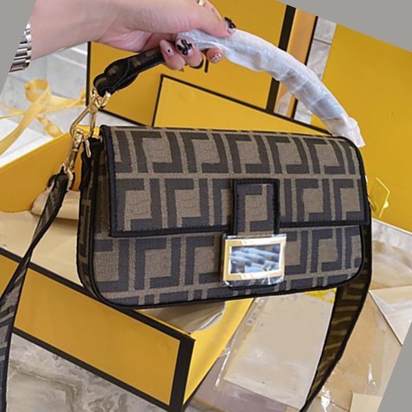 

Vintage Baguette Women Shopping Shoulder Bags Top Quality Wholesale Handbag Fashion Crossbody Classic Luxury Handbag Top Designer Shoulder Bags, Brown