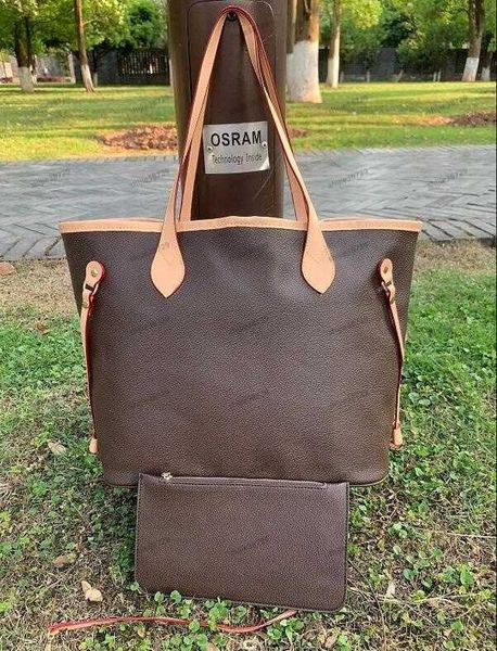 

brown flower designer handbags luxury messenger bags women leather shoulder crossb 2 pcs#001 case