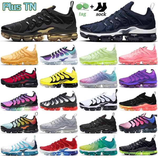 

tn plus running shoes women men triple black white pink rise regency purple lemon lime volt mens trainers sports sneakers