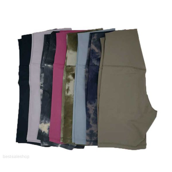 

l-067 sports shorts high-rise yoga short pants nake feeling no t-line elastic tight pants women sweatpants slim fit three-point trousers top