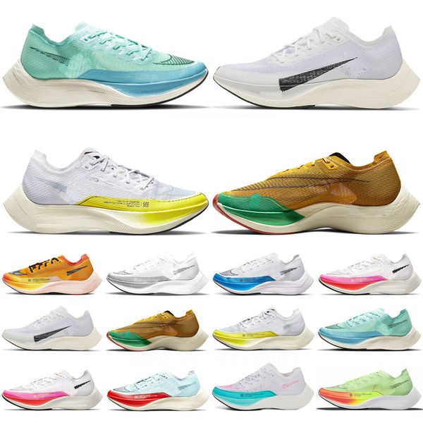 

running shoes runners tempo fly knit hyper violet flash crimson neon rainbow bright mango watermelon light weight new zoomx vaporfly next% 3, Black