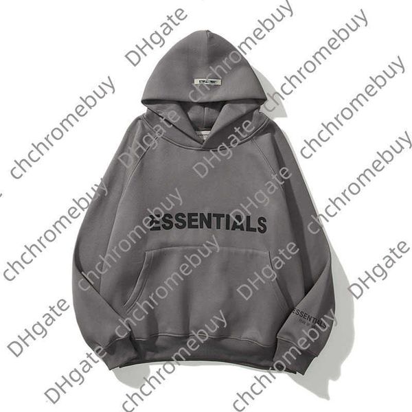 

luxury ess men's sweatshirts jackets hoodies men women letter essentials pullover hoodie hooded hip hop loose sweater casual sweatshir, Black;brown