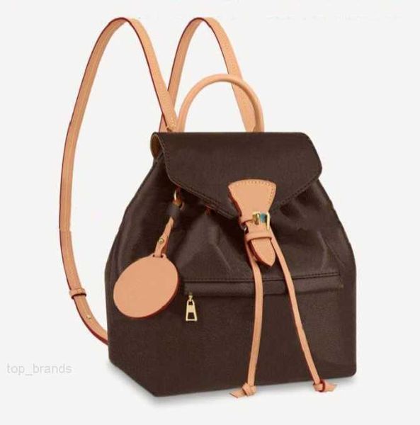 

2023 luxury designers women backpacks school bags classic student bucket bag printed embossed flowers with letter tag case