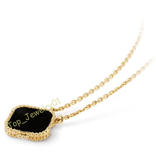 

womans guccie for womens luxury designer necklaces inlaid with natural agate white shell material non allergic sweat resistant and never fad, Silver
