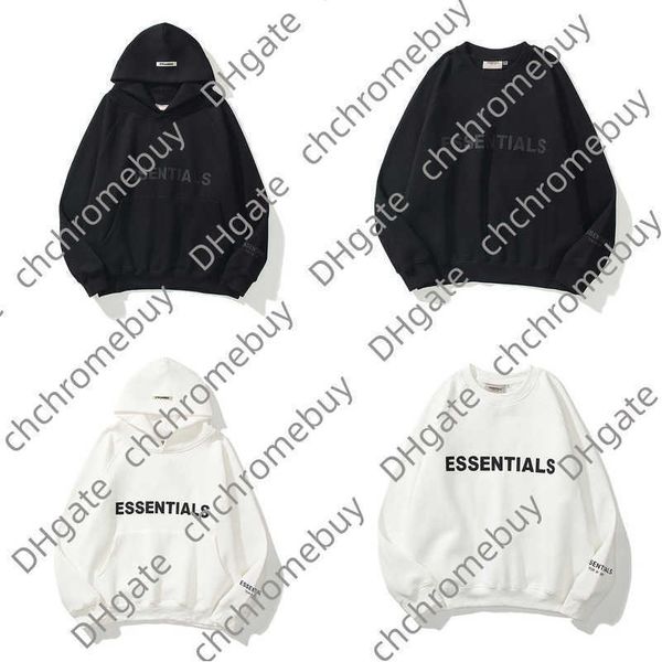 

men's luxury ess sweatshirts jackets hoodies men women essentials chest letter sweater sportswear hooded casual pullover couple sweats, Black;brown