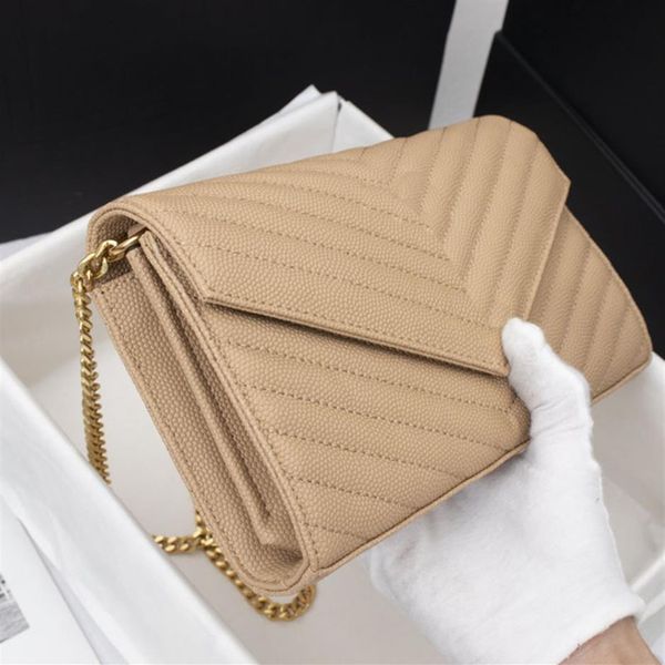 

women envelope medium bag messenger flap crossbody bags mix matelasse ggrain de poudre shoulder bags designers chain handbag purse244t