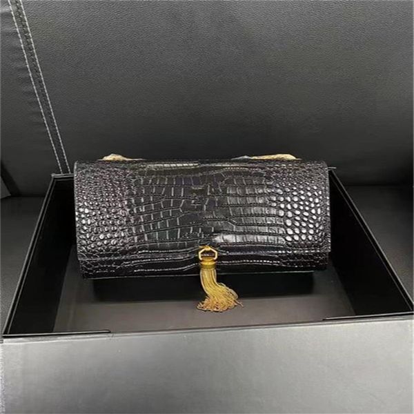 

bag fashion classic alligator full leather hardware handbag shoulder bags236g
