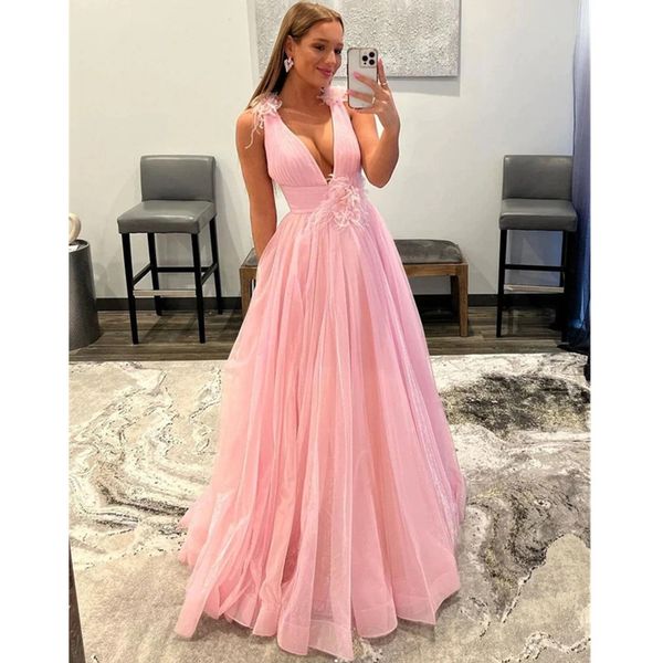 

princess pink a-line prom dresses vestidos de fiesta elegant v-neck evening dress manual party gowns, Black
