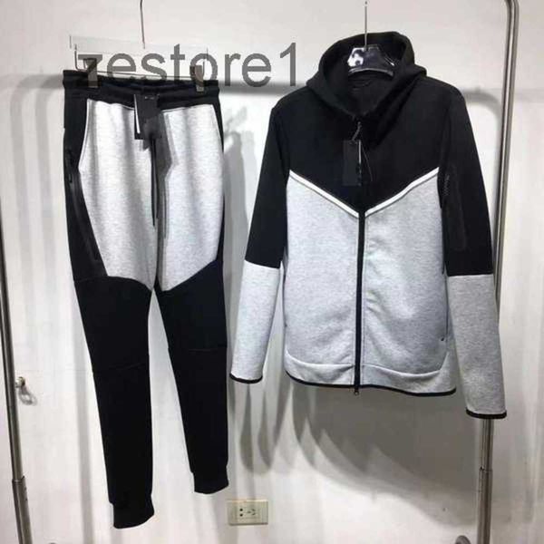 

thick designer men woman tech fleece pant tracksuit sports pants jogger trousers tracksuits bottoms techfleece man joggers ja1z, Black