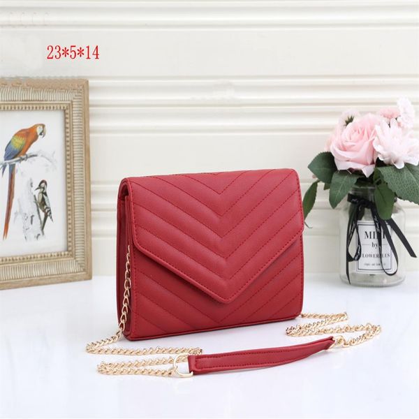 

hih quality new women cosmetic bag handbags gold chain shoulder bags crossbody soho baga disco messenger bago purse wallet fashion346e