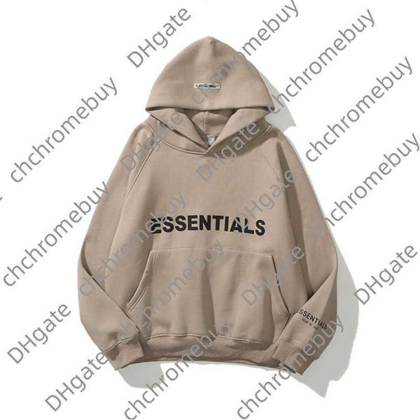 

men's ess luxury sweatshirts jackets hoodies men women letter essentials pullover hoodie hooded hip hop loose sweater casual sweatshir, Black;brown