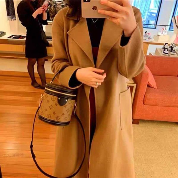 

luxury color matching barrel cosmetic bag ladies hand bill shoulder messenger bag designer european and american fashion trends case