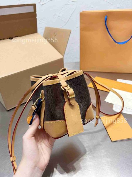 

100% noe purse small drawstring bucket bag for women luxury designer bag clutch handbag 2023 counter same style shoulder bags case