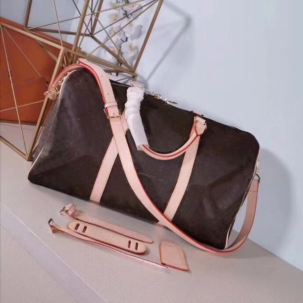 

designer travel bag luxury duffle bags men women brand luggage handbags with lock large capacity sport handbag size45cm50cm55cmcm