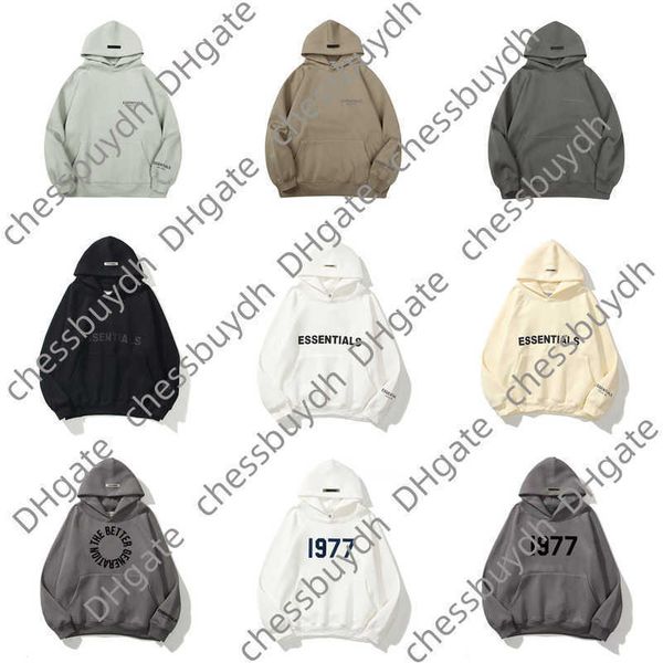 

sweatshirts ess luxury men's jackets hoodies men women letter essentials pullover hooded street hip hop sweatshirt sweater hoodie casua, Black;brown
