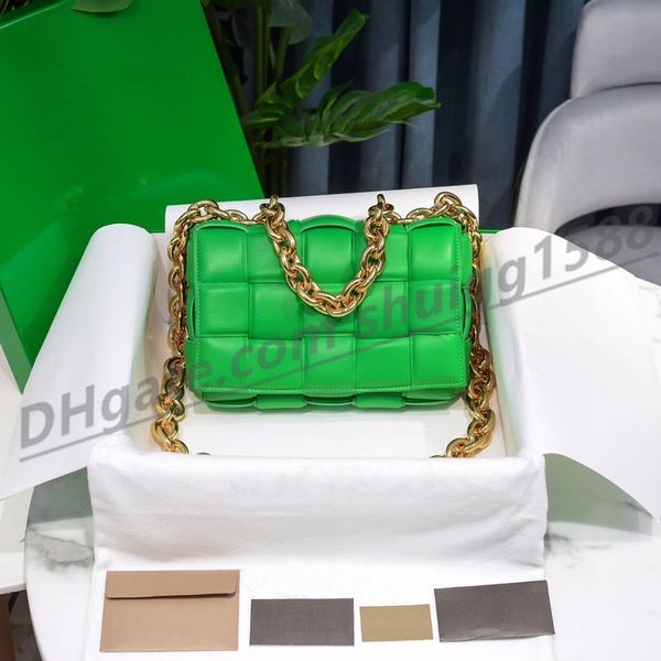 

hand woven leather evening bags chain totes luxury designer multi color selection women's handbags shoulder bags cassette crossbody pur