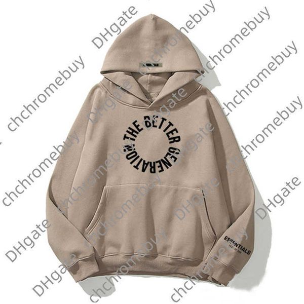

men's ess luxury sweatshirts jackets hoodies men women letter essentials pullover hooded street hip hop sweatshirt sweater hoodie casua, Black