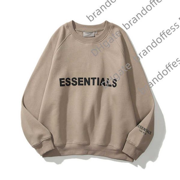 

ess men's luxury sweatshirts jackets hoodies men women essentials chest letter sweater sportswear hooded casual pullover couple jacket, Black