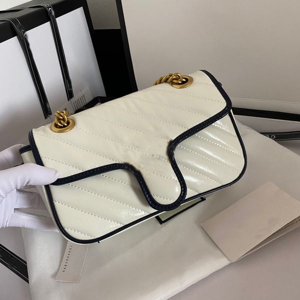 

designer lady wallets leather women luxury classic fashion chain with flower and letter pattern handbag lady 22-13-6cm, Red;black