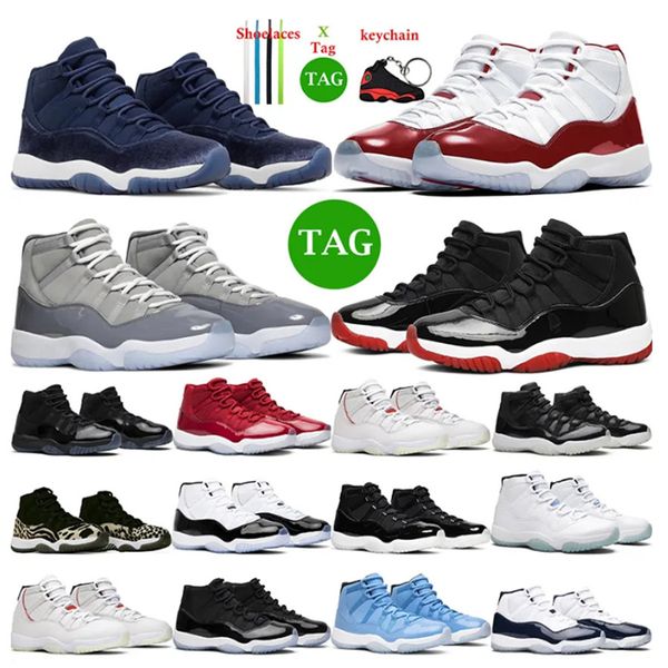 

women mens 11s cherry basketball shoes 11 jumpman midnight navy cool grey concord sneakers bred miamis dolphins animal instinct trainers out