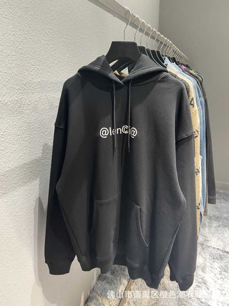 

higher version hooded sweater mens hoodie hip hop sweatshirt bb designer hoodies men women pullover coat oversize jacket fashion hoody 55, Black