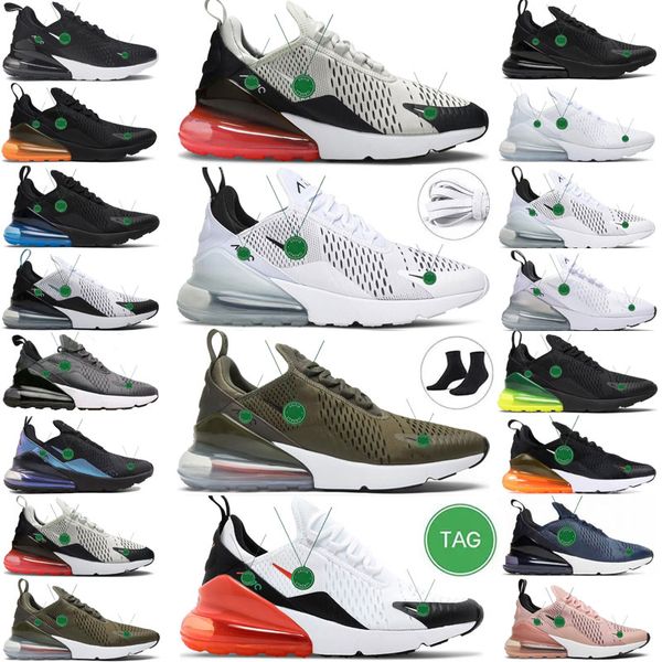 

designer 270 running shoes sneakers for mens women 270s sneakers with socks triple black white be true barely rose light bone punch light bo