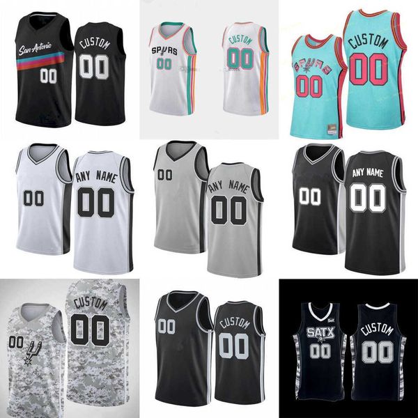 

men women youth san antonio''spurs''custom 10 jeremy sochan 41 gorgui dieng 35 romeo langford 14 blake wesley 22 malaki, Black;red