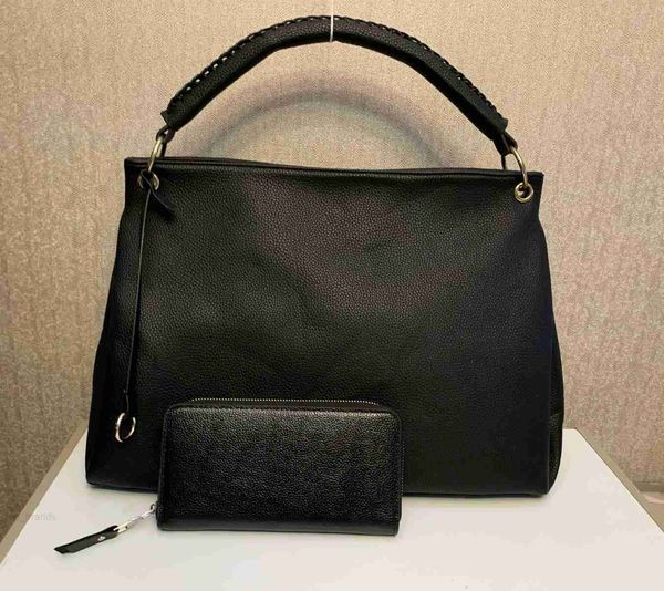 

2023 artsy shoulder bags designer fashion pu leather handbags women famous brands designers tote shoulder bags with dust bag case