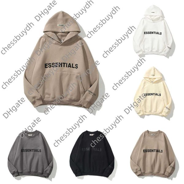 

sweatshirts men's ess luxury jackets hoodies men women essentials chest letter sweater sportswear hooded casual pullover couple sweats, Black;brown
