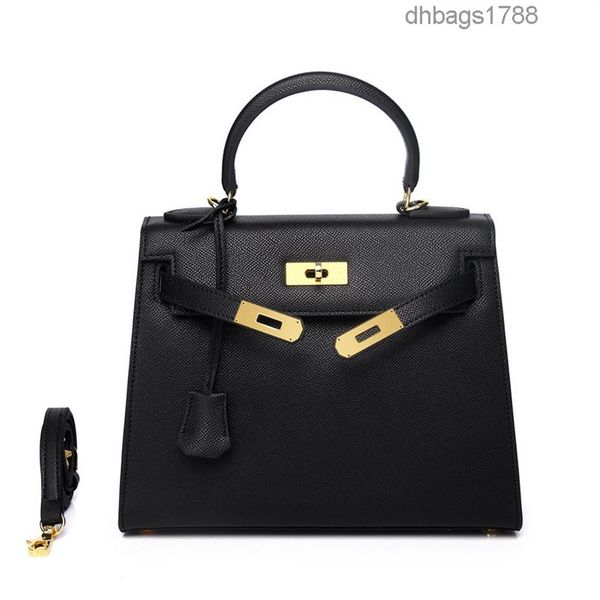 

new palm print leather epsom kellies lockleather women's bags one shoulder portable straddle bag dr85313j