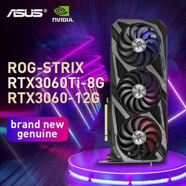ASUS NEW ROG RTX3060 12GB STRIX TUF Nvidia Gaming Graphics Card DDR6X GeForce RTX 3060 12G LHR