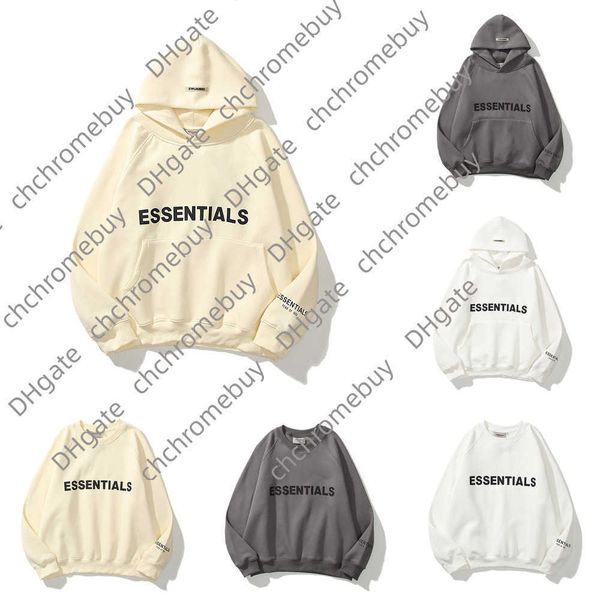 

men's ess luxury sweatshirts jackets hoodies men women essentials chest letter sweater sportswear hooded casual pullover couple sweats, Black;brown