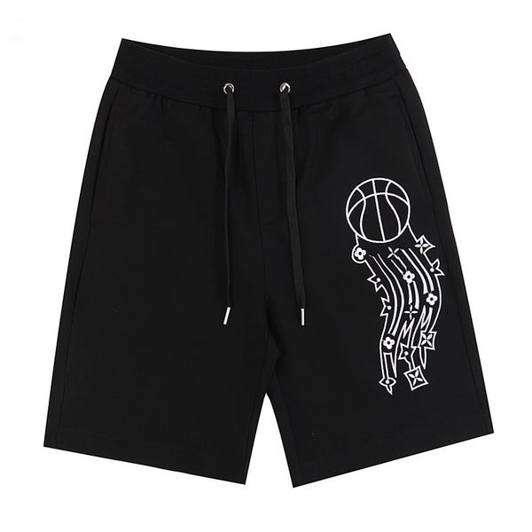 

Mens Designer Shorts Men Summer Fashion Beach Pants Unisex Hip Hop Style Pattern Cotton Sport Short Pants, Black