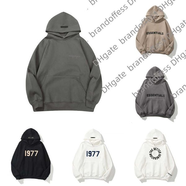 

ess men's luxury sweatshirts jackets hoodies men women letter essentials pullover hooded street hip hop sweatshirt sweater hoodie casua, Black;brown