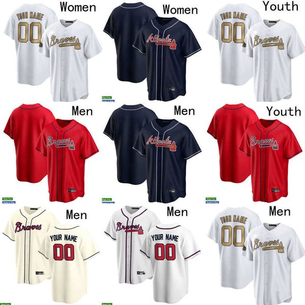 

baseball jerseys 2022 all-star atlanta 1 ozzie albies 13 ronald acuna jr. 20 marcell ozuna 27 austin riley 7 dansby swanson 28 matt olson br, Blue;black